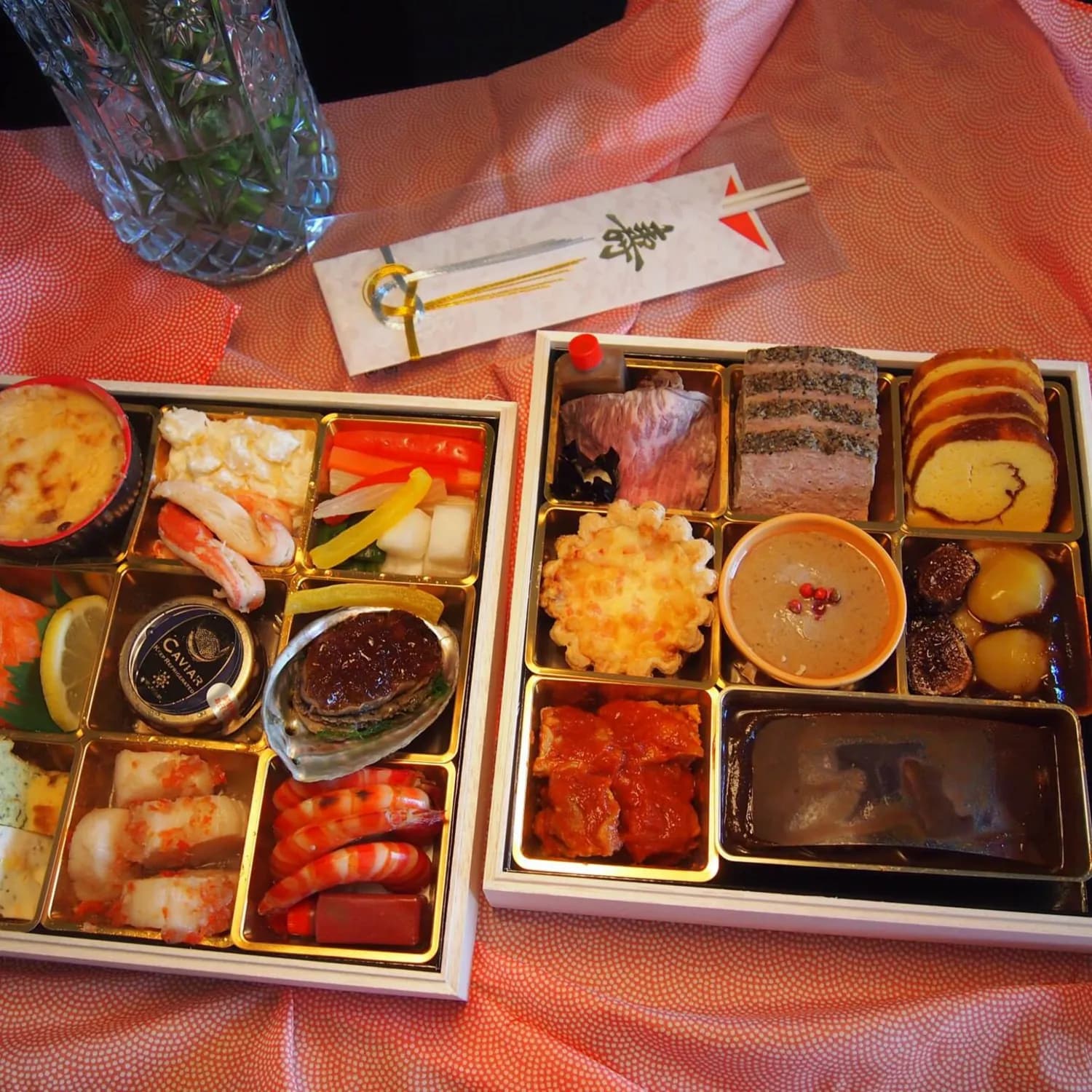 Japanese osechi New Year food reference photo.